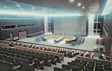 Vintage Postcard UNITED NATIONS NYC  SECURITY COUNCIL CHAMBER   UNPOSTED picture