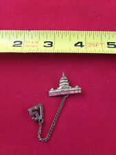 Vintage Washington DC Capitol '57 Charm Pin Button Pinback **QQ68-9 picture