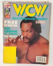 WCW UK # 8 Scarce RON SIMMONS Cover 1993 Marvel WORLD CHAMPIONSHIP WRESTLING picture