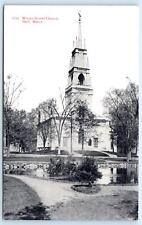 BATH, ME Maine ~ WINTER STREET CHURCH  c1910s Sagadahoc County Postcard picture