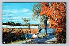 Windsor VT-Vermont, Connecticut River, Antique, Vintage Souvenir Postcard picture