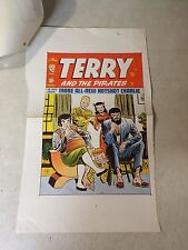 TERRY and the PIRATES #19 COVER ART original cover proof 1949 w/INVOICE HOTSHOT picture