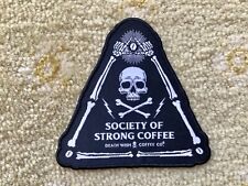 Death Wish Coffee Company Society Of Strong Coffee Patch Collectibles Mug Swag picture