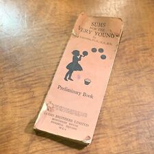 c.1920's 'SUMS FOR THE VERY YOUNG/ BY H.J. LARCOMBE PRELIMINARY BOOK EVANS #BB16 picture