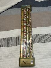 Vintage Cleo Christmas Wrapping Paper Roll Sealed Set Of 4  Stunning Color  picture