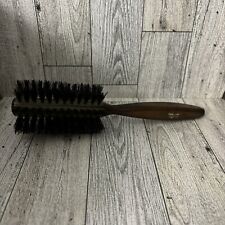 Vintage PANTENE Wood Hair Brush Made in England by Addis Brown Wood Grain picture