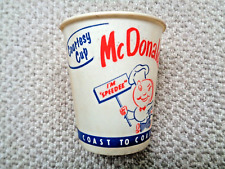McDonald's 1950's Scarce Speedee Courtesy Paper Cup picture