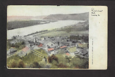 Lansing Iowa IA 1907 Bird's Eye View Town & Mississippi River from Mount Ida picture