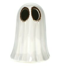 HALLOWEEN: CERAMIC: WHITE: PORCELAIN: LED: COLOR CHANGING: LIGHT-UP GHOST: NEW picture