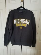 Jansport Michigan State Police crewneck sweatshirt gray grey M picture