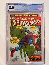 Amazing Spider-Man #128 CGC 8.0  Marvel 1974 OWP-WP picture