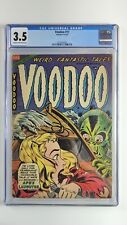 Voodoo #17 CGC 3.5 Pre-Code Horror, VG- Ajax Farrell Publications 1954 OWW Pages picture
