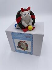 Enesco Charming Tails Purrsonalities Just Popped In To Say Happy Holidays picture