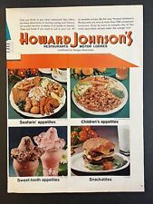 Vtg  Life 1965 Howard Johnson's Restaurants Motor Lodges Ad,   700 Locations picture