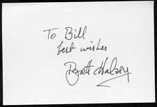 Brett Halsey signed autograph auto 4x5 Cut Actor in The Young & The Restless picture