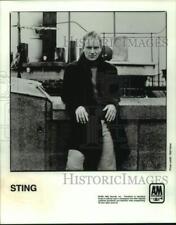 1999 Press Photo Singer Sting, Musician - sap36861 picture