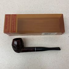 NEW Mastercraft Hand Carved Estate Tobacco Pipe Imported Briar Made in Italy NOS picture