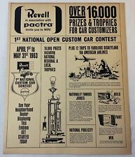 1963 REVELL/PACTRA models ad ~1st National Open Custom Car Contest picture