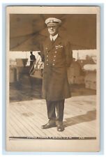 c1920's Captain Franck T. Evans U.S.N. RPPC Photo Unposted Vintage Postcard picture