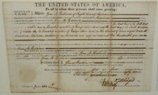 James Buchanan Signed Land Grant 1858 Vellum AL Historical Document Manuscript picture