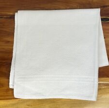 Single White Vintage Cannon Kitchen Hand Towel Cotton 31