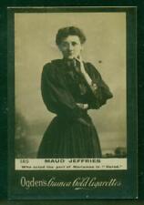 1900s, Tobacco/Cigarette Card, 074, Maud Jeffries, Actress, Ogdens Guinea Gold picture