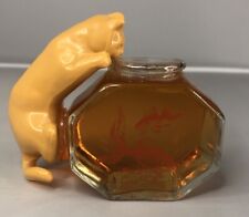Vintage Avon Curious Kitty Decorative Cat Fishbowl Cologne Sweet Honesty EUC picture