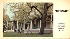 The Bower Mansion Civil War Reenactors Leetown West Virginia WV Postcard picture
