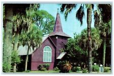 1961 Historic Faith Chapel, On Georgia's Jekyll Island GA Vintage Postcard picture