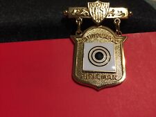 civilian distinguished rifleman badge hallmarked made usa rare vintage picture