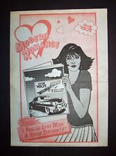 WBCN 104 FM, Boston Radio Station, 1985 Modern Romance Poster Type Advert, Ad picture
