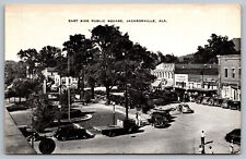 Postcard East Side Public Square, Jacksonville, Alabama B8 picture