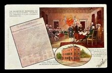 Postcard The Declaration of Independence • Original Stored in Washington DC picture