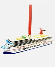 CARNIVAL LIBERTY Cruise Ship 3.5 inch Resin Hanging Ornament  Brand NEW  picture