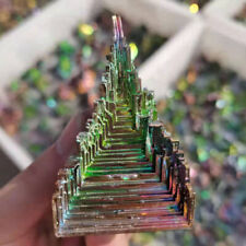 50g Natural Aura Rainbow Titanium Bismuth Quartz Crystal Mineral Rock Gemstone picture