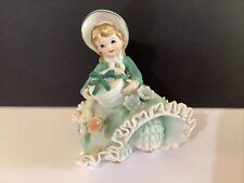 Vintage Lefton Bloomer Girl #KW4833 4.5” Tall picture
