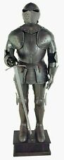 Medieval Suit of Armour Black Knight Aged Antiqued full body Armour Christ NM115 picture
