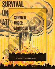 1951 Civil Defense Survival Under Atomic Attack Official US Booklet 8x10 Photo picture