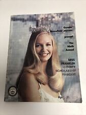 1974 Miss Franklin County Pageant program MA incl 1973 Miss America greenfield picture