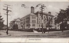 Postcard Cambridge High School Boston MA picture