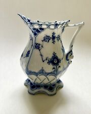 Royal Copenhagen Blue Fluted Full Lace Creamer No 1032 picture
