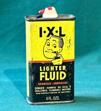 I-X-L  Lighter Fluid Tin Squirt Can Empty Hollingshead Co Canada 4 Fl Oz Vtg IXL picture