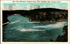 Niagara Falls New York The Whirlpool Niagara River 1925 Vintage Postcard Canada  picture