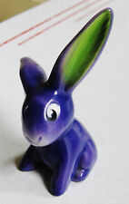 SMALL VINTAGE GOEBEL PURPLE BUNNY RABBIT WITH BIG EARS WEST GERMANY picture