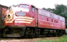 Postcard-Wellsville, Addison & Galeton Railroad (WAG) F7 #2000 Train Engine 2361 picture