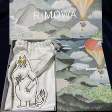 Rimowa Moomin Luggage Leather Charm Name Tag White Pink Japan Limited Design FS picture