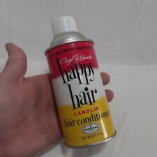 Vtg 1950's Caryl Richards Happy Hair Lanolin Hair Conditioner Bottle picture