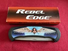 Vintage Large Rebel Edge Double Blade Pocket Knife 17” Novelty BK594 2004 China picture