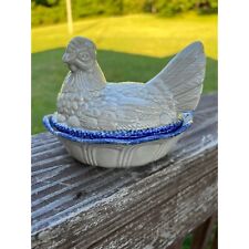 Vintage Hermitage Hen on Nest Pottery Stonecraft New in Box picture