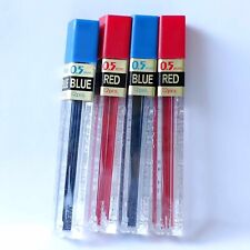 new year Mechanical Pencil Lead Refill 4 Tubes X 12pcs Color Red,Blue 0.5 mm. TH picture
